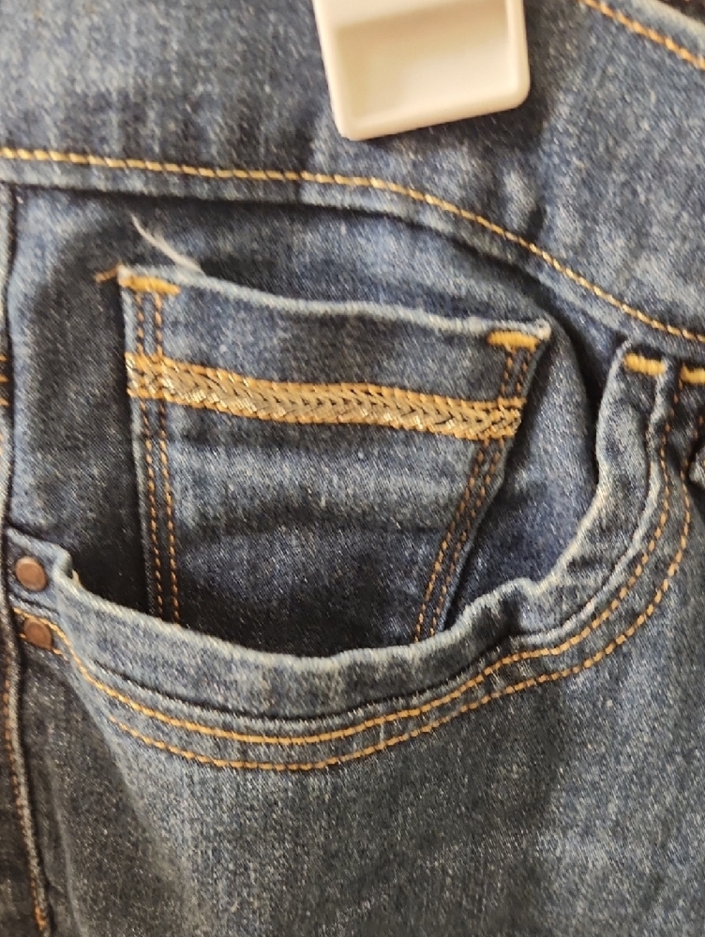 Levi's Women's Dark Wash Denim Roll-Cuff Shorts - Picture 8 of 8